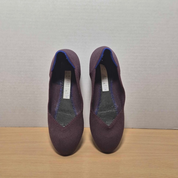 Rothy’s RETIRED Port Wine Round Toe Flats Washable Shoes US 7 - Picture 3 of 7
